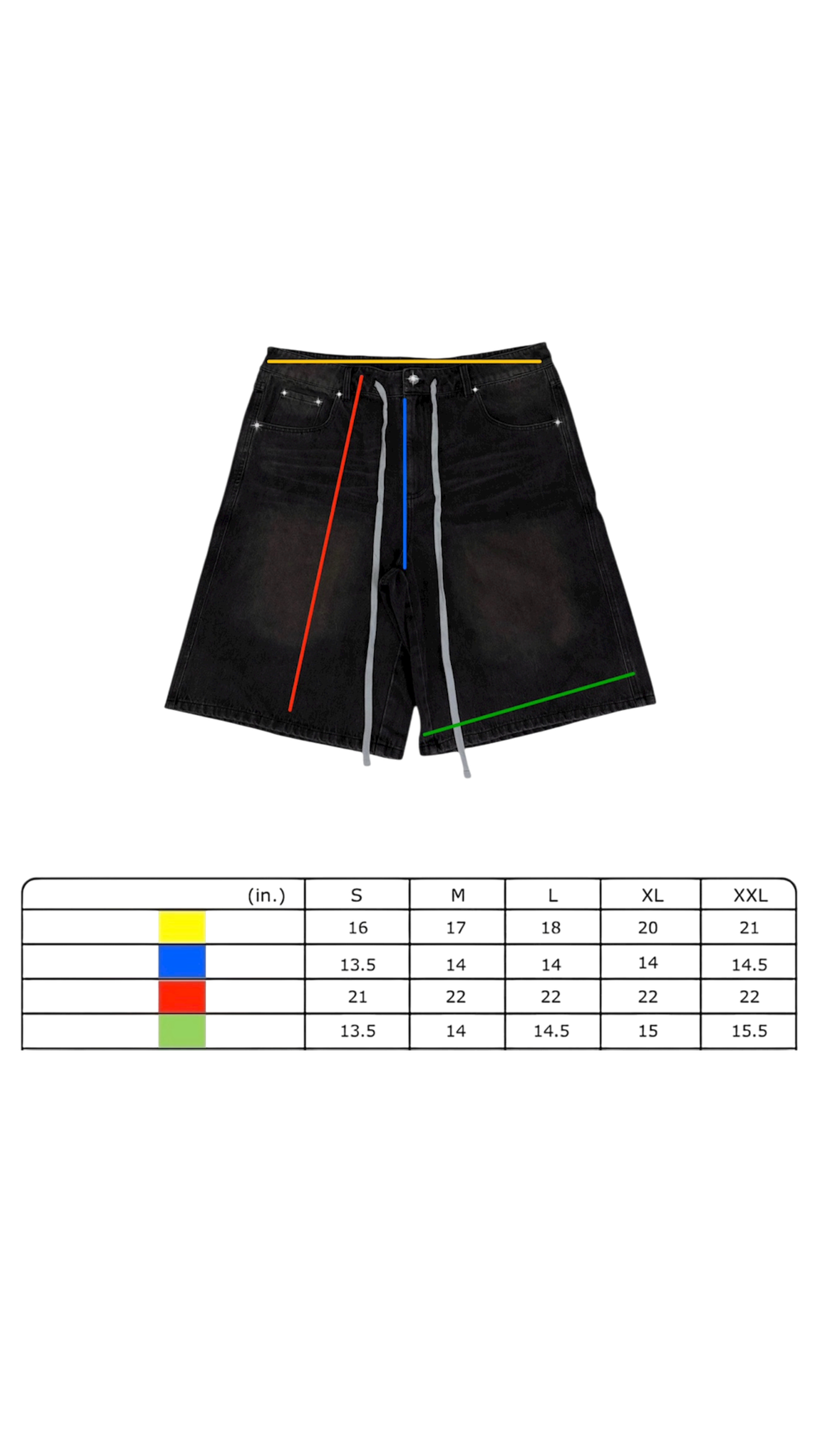 ‘ASH’ DENIM SHORTS