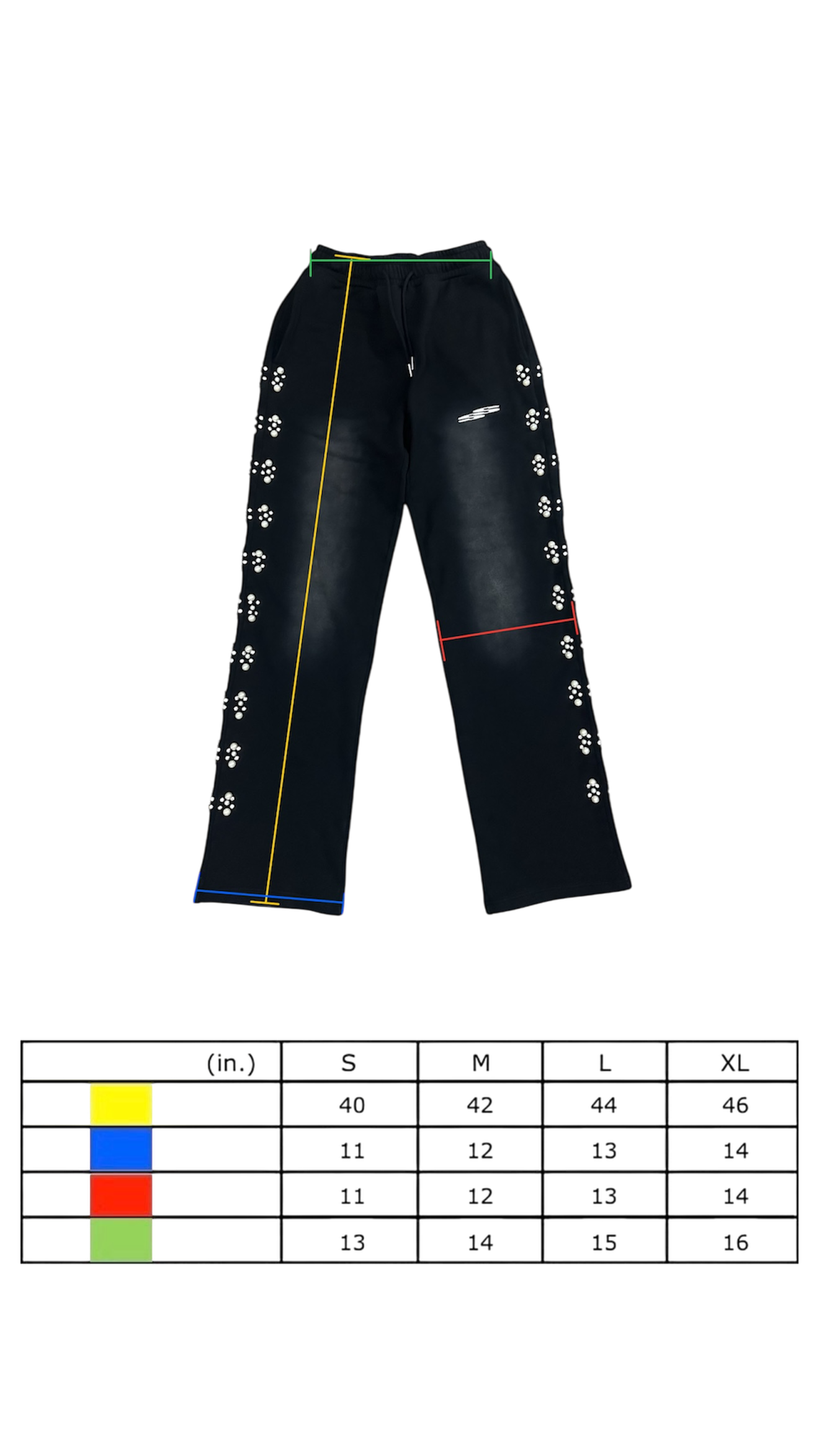 'INK' PEARL SWEATS